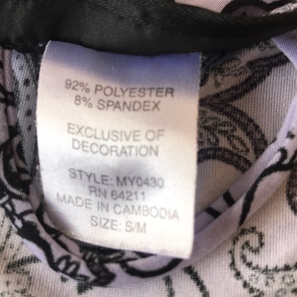 Studio Donatella Floral Paisley Wrap Tie Short Lounge Robe S/M - Picture 6 of 9